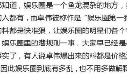 卓伟爆料圈内干净的女星,娱乐圈中坚守清白的璀璨女星